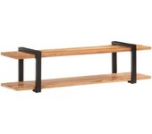 vidaXL Mueble para TV madera maciza de acacia 160x40x40 cm