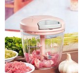 Picadora de carne Manual de 500/900 ml, picadora de Ajo, compresor de ajo y verduras, accesorios de cocina