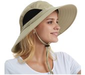 Sombrero Hombre Mujer Verano Ala Ancha Protección UV Gorro Pescador Bucket Hat para Safari, Senderismo, Playa, Ciclismo, Montañismo