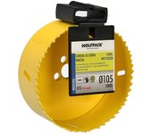 Corona sierra bimetal ø 105 mm. templado termico, base reforzada. corona madera, broca agujeros madera, acero, hierro, plasticos