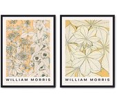 Set de 2 cuadros calidad premium con marco de madera - 30x40 cm o 50x70 cm - POSTER LAB