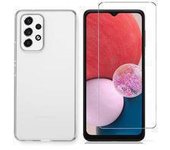 FAMZ Protector Cristal Templado + Carcasa Hibrida Samsung Galaxy A13
