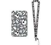 Jack Skellington ID Card Holder Lanyard Skull Men's Business Card Holder Neck Strap Halloween style Door Badge Holders Gift