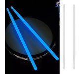 1Pair 5A Luminous Drum Stick Drum Set Fluorescent Drumsticks Jazz Drumsticks Stage Glow in Dark Drum Accessories Blue