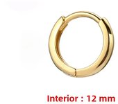 Single Minimal Gold Color Tiny Cartilage Hoop Earrings Glossy Earring Piercing Accessory Trendy Small Huggie Women Hoops For Men