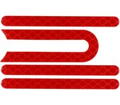 Wheel Cover Protect Shell For Xiaomi 3 Electric Scooter M365 Pro 2 1s Front Rear Safety Reflective Tube Night Reflective Sticker