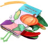 Baby Cloth Book Baby Toys 0-3 Year Old Infant Early Education Toys 6 Pages Cloth Book