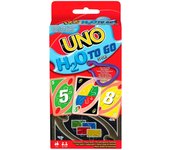 Mattel Games Cartas UNO H20 To Go Sport, Juego de cartas resistentes al Agua, Incluyen Clip para cartas para Niños Mayores de 7 años y Adultos, Ideal para Playa, Piscina, Campamento, Viaje, Vacaciones, Verano