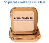 Large 23cm Air Fryer Disposable Paper Liner Non-stick Airfryer Parchment Special Baking Paper for 3-10QT Cooking/Steaming Basket