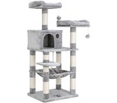 Árbol para gatos de varios niveles, torre de 143 cm en varios colores para la diversión felina