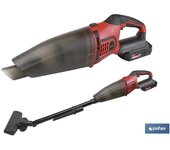 Aspirador a bateria li-ion 18v con brazo articulado