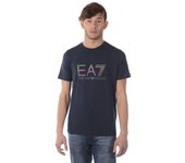 Emporio Armani EA7 Camiseta Algodón Hombre Azul Oscuro 3 ZPT41PJ18Z 1554