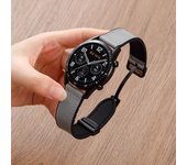 Leather Silicone Strap For Samsung Galaxy Watch 4 5 6 7 40mm/44mm Magnetic Band For Galaxy Watch 4/6 Classic 43 47mm 42 46mm