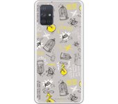 Funda original compatible con Samsung Galaxy A71 - Piolin Fondo Gris