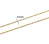 2meters Stainless Steel Cuban Chains Bulk Gold Color Ball Bead Link Chains Lot for Necklace Bracelet Diy Jewelry Making Supplies