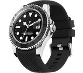 Rubber 20mm Watch Band 22mm Watch Band Silicone No Gaps Strap for Samsung Galaxy Watch 46mm Huawei Watch GT4 46mm Amazif Garmin