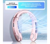 3000mA Portable Mini Hanging Neck Fan Bladeless Neckband Fan Digital Display Power Air Cooler USB Rechargeable Electric Fans