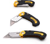 3 Claveles - Cutter Navaja Profesional Plegable de 10 cm