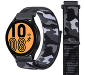 20 22mm Camouflage Nylon Loop Strap For Garmin Forerunner 55 158 965265 745 255 245/645 MUSIC Bracelet For  Amazfit GTR GTS2 3 4