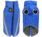 Abrigo de Perro Impermeable Cálido para Invierno, Diseño Reflectante para Perros Grandes