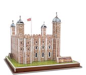 DAM. Puzle 3D de cartón de la Torre de Londres. 38 piezas. 22x23x23cm.