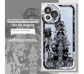 Phone Case for iPhone X XS 7 6s 12 Mini 11 15 Plus XR SE 13 Pro Max 14 Pro 8 Clear Silicone Cover  Anime O-One Piece Luffy