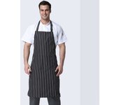 Chef Apron Men Halter Neck Navy White Striped Apron Women Kitchen Cooking Catering Stain Resistant Clothes Accessories