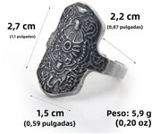 Game Dark Souls Series Men Rings Havel's Demon's Scar Chloranthy Badge Adjustable Ring Male Fans Cosplay Jewelry Accessories