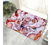 1pc One Piece Luffy Gear5 Floor Mat Floor Mat Anti-Slip Kitchen Bedroom Handmade Tufted Rug Carpet