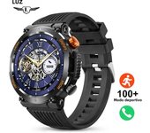 LIGE New Smart Watch Men Outdoor Sports Fitness Bracelet LED Lights Night Training Watches Bluetooth Call Smart Watch For Man