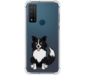 Funda Silicona Antigolpes para TCL 20 R 5G diseño Perros 01 Dibujos