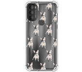 Funda Silicona Antigolpes para Motorola Moto G71 5G diseño Perros 12 Dibujos