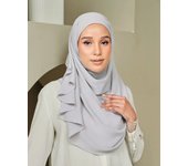 Muslim Plain Crinkle HIjabs Heavy Chiffon Scarf Arab Crepe Shawl Wraps Islamic Headband Solid Color Foulard Women