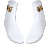 2 PARES DE CALCETINES SUAVES TALLA S-M la leyenda del heroe verde saga videojuego diosa princesa espada deportivos moda poliester