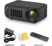 1080P 4K MINI Projector Portable 3D LED Video Projectors Home Cinema Theater Game Laser Beamer Smart TV BOX Via HD Clear New