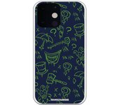 Funda original compatible con iPhone 13 Mini - Batman Patt Villain Blue