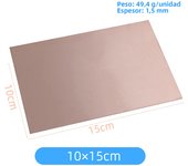 1pc FR4 PCB 5x7 5x10 7x10 10x15 10x20 12x18 15x20 20x30 Single Side Copper Clad Plate DIY PCB Laminate Circuit Board for Arduino