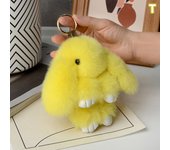 Rabbit Keychain Women Bag Car Key chain Pendant Decoration Jewelry Bags Hangings Accessories Gifts