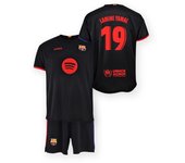 Lamine Yamal 19 segunda equipación 24-25 Fútbol Club Barcelona réplica camiseta y pantalón producto oficial BLAYAMKIT2425