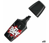 Subrayador Stabilo BOSS MINI BAM Negro 10 Piezas