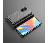 Honeycomb Pattern Armor HD Case for OPPO A98 A58 A78 A17 A97 A57 A36 A74 A54 A55 A93 A73 Four Corner Shockproof Protective Shell
