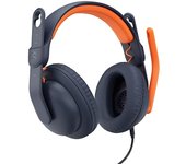 Logitech Auriculares con Cable Zone Learn para Estudiantes - On-Ear, Azul