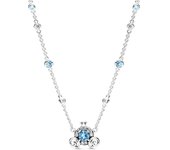 New Disney Pumpkin Car Necklace Earring Set Charm Beads Suitable for Original  Bracelets DIY Women's Jewelr