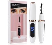 Electric Heated Eyelash Curler USB Rechargeable Eyelashes Curler Makeup Products Cosmetics Long Lasting Hold Women Makeup Tools