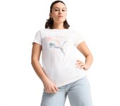 Puma Graphics Branded Lea  Casual Camisetas, beisboleras y polos Mujer