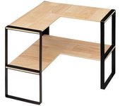 Factory Cuadros - Estantería de Esquina Blackwood - 2 Alturas - P. 40 X H. 35 Cm