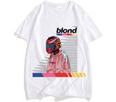 Frank O-ocean Blond R&B Music T Shirts MEN 100% Cotton Tshirts Handsome T-shirts Letters Sense of Design Manga/Comic O-neck Tops
