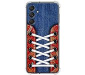 Tumundosmartphone Funda Silicona Antigolpes para Samsung Galaxy M55 5G diseño Zapatillas 11 Dibujos