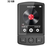 Portable MP3 Player Sport Clip Walkman HiFi Sound 1.8inch Screen Ultralight Bluetooth 5.2 MP3 Player Button for Sport Students