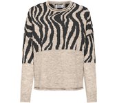 Only mod. 15324454 Jersey corto con estampado zebra